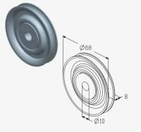 ALUTECH:  403660000 - Шкив  CRP-68 фотография