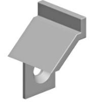 ALUTECH:401713900 - Заглушка нижняя  WD-40.01R-GR фотография