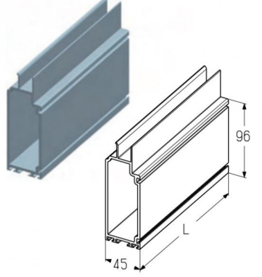 ALUTECH: 401490933 - Профиль воротный  PRD12 фотография