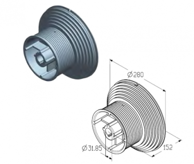 ALUTECH:  403030100 - Барабан  CD164H-5/4 фотография