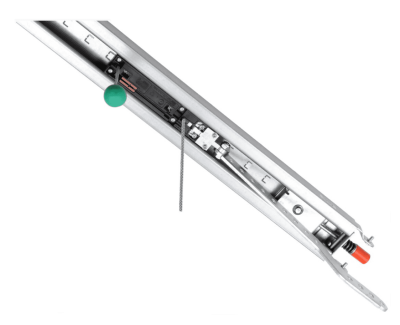 Комплект электропривода ALUTECH LG-800 для гаражных секционных ворот высотой до 2,4м. - цепная рейка фотография
